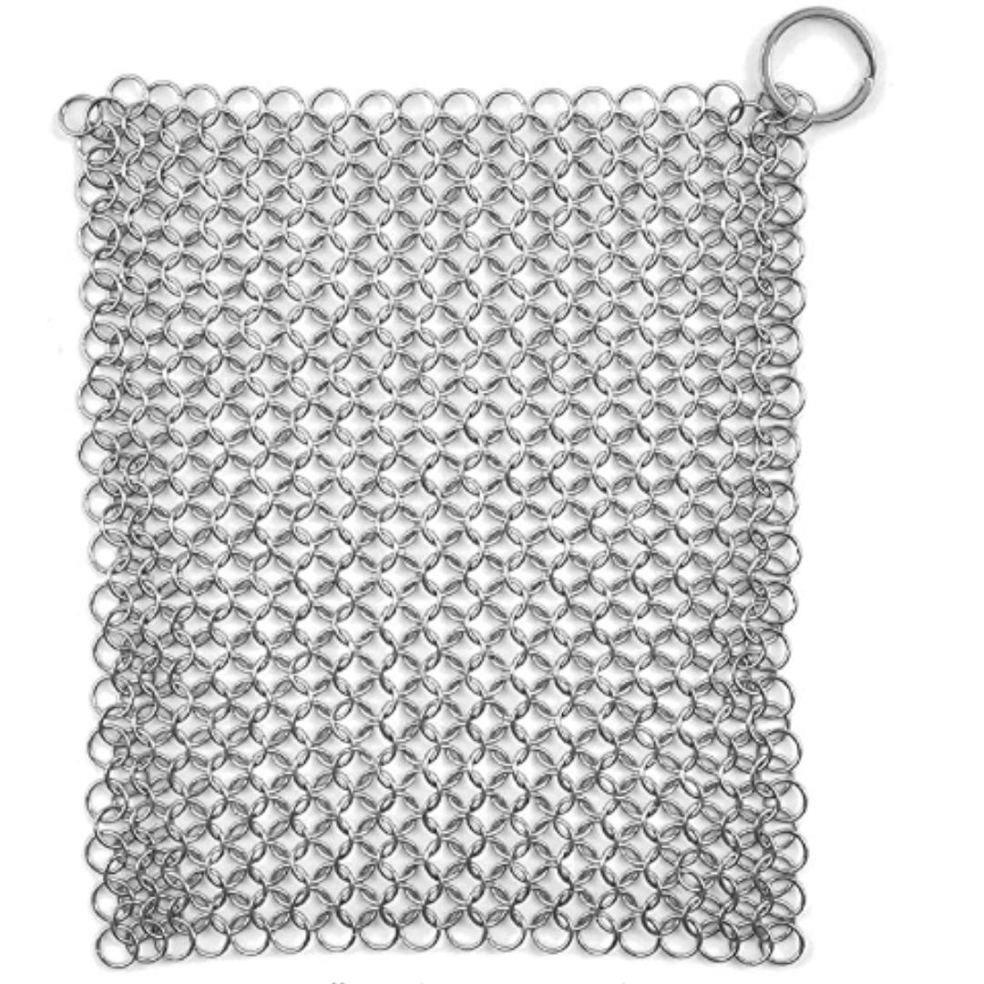 Lifespace Stainless Steel Cast Iron (Potjie) Chainmail Scrubber - Lifespace