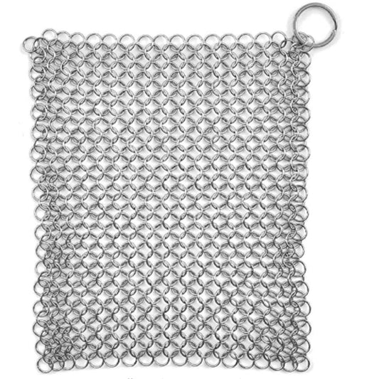 Lifespace Stainless Steel Cast Iron (Potjie) Chainmail Scrubber - Lifespace