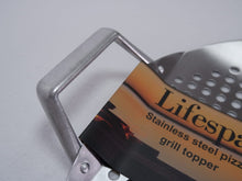 Load image into Gallery viewer, Lifespace Stainless Steel Pizza Plate / Braai Topper - Lifespace