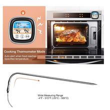 Load image into Gallery viewer, Lifespace Touch Screen Digital Thermometer with Timer &amp; Probe! - Lifespace
