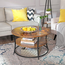 Load image into Gallery viewer, Lifespace Unique Living Room Round Low Height Coffee Table - Lifespace
