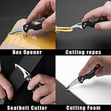 Load image into Gallery viewer, Lifespace Utility Keychain Knife / Seatbelt Cutter with Carabiner - Lifespace