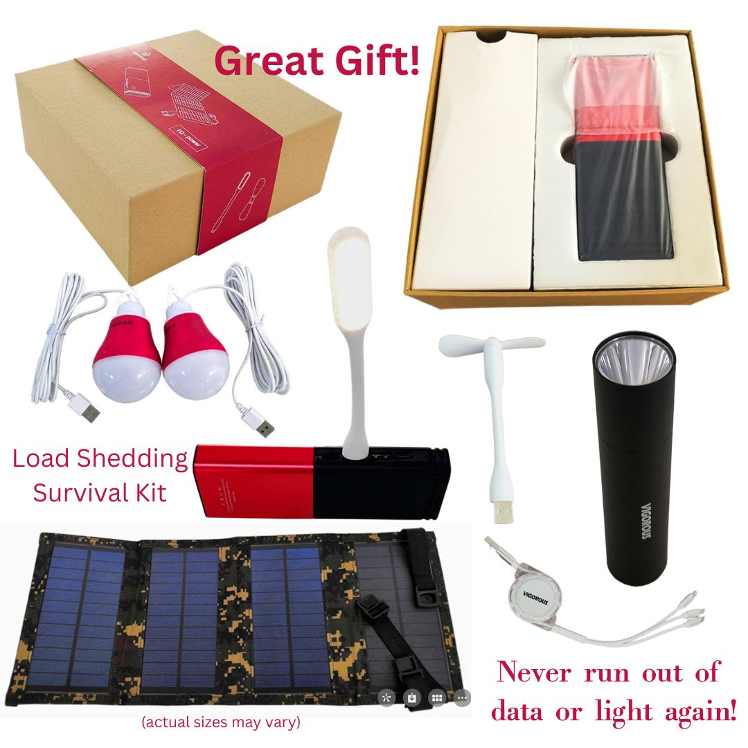 Lifespace VG Solar Power Kit with Solar Panel, Power Banks & Accessories - Lifespace