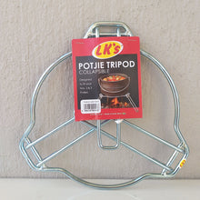 Load image into Gallery viewer, LK&#39;s Potjie Tripod - Collapsible - Mild Steel - Lifespace