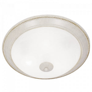 Metal Base with Alabaster Glass CF021 FRENCH WHITE - Lifespace