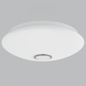 Metal Ceiling Fitting with Opal Polycarbonate Cover and Bluetooth Speaker CF083 WH - Lifespace