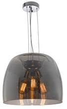 Load image into Gallery viewer, Metal Pendant with Smoke Colour Glass - Lifespace