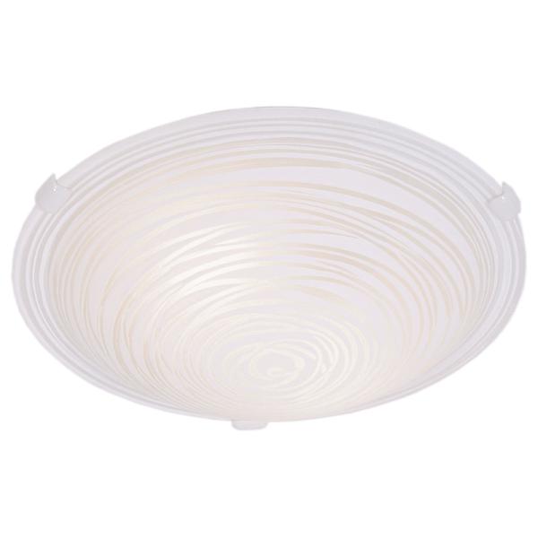 Patterned White Glass with White Clips CF1299 LARGE - Lifespace