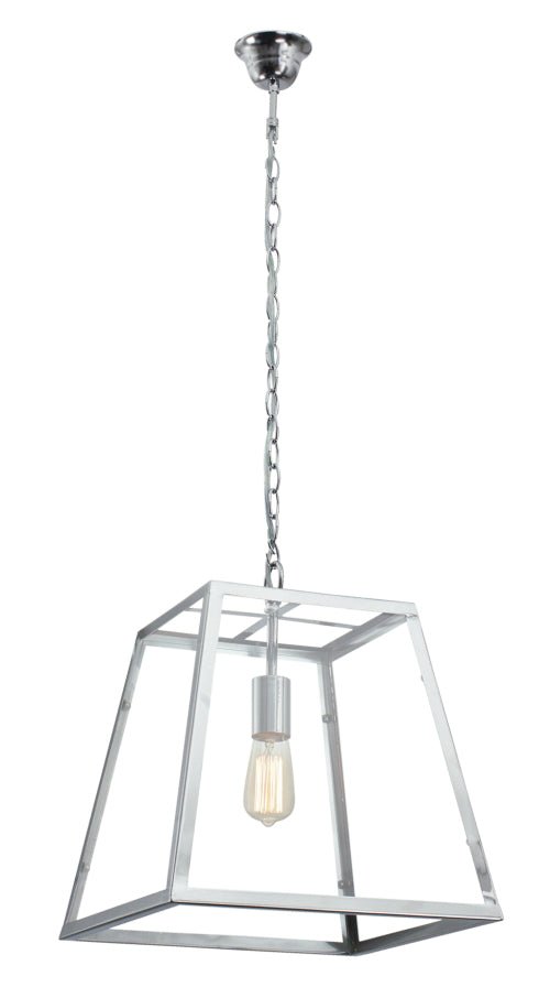 Pendant Polished Chrome and Clear Glass - Lifespace