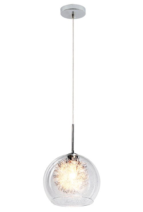 Pendant Polished Chrome with Clear Glass - Lifespace