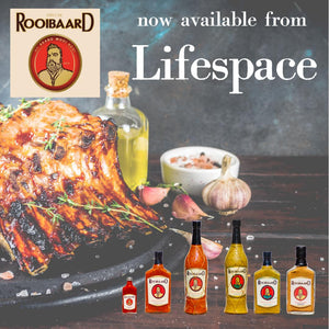 Rooibaard Original Chilli Sauce - "Hy Brand Mooi Rooi" - Lifespace