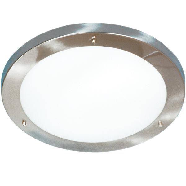 Satin Chrome Base with Frosted Glass CF3005 LG SATIN - Lifespace