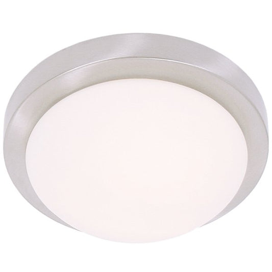 Satin Chrome with White Glass CF1550 LARGE - Lifespace