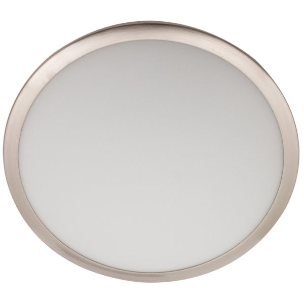 Satin Chrome with White Glass CF264 LARGE - Lifespace