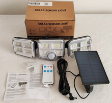 Load image into Gallery viewer, Solar Sensor Light with three heads - Lifespace