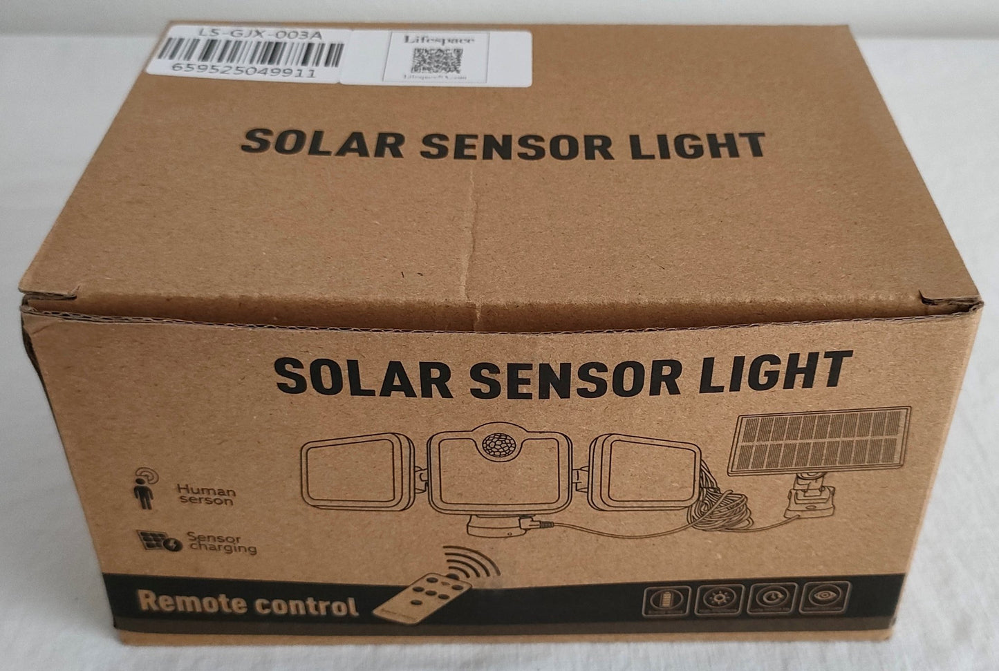Solar Sensor Light with three heads - Lifespace