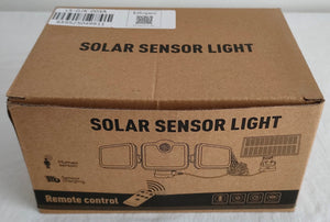 Solar Sensor Light with three heads - Lifespace