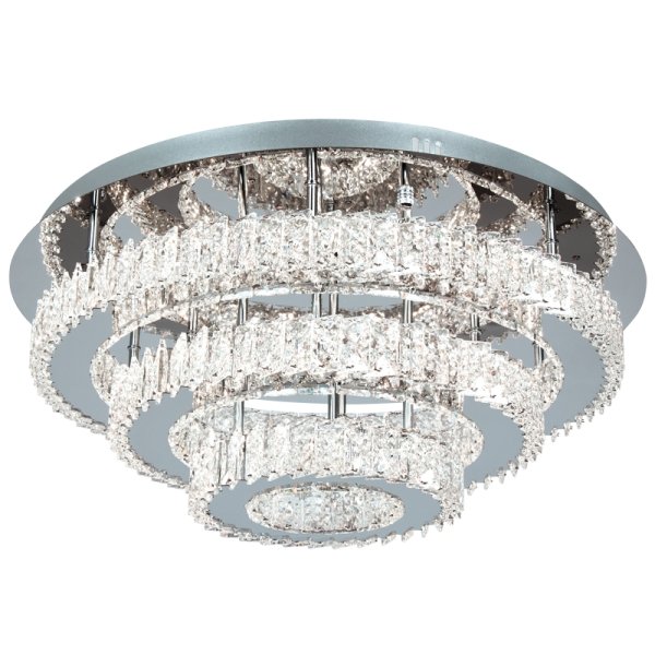 Stainless Steel LED Ceiling Fitting with K9 Crystals CF056 LED - Lifespace