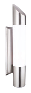 Stainless Steel with Opal Polycarbonate Wall Light - Lifespace