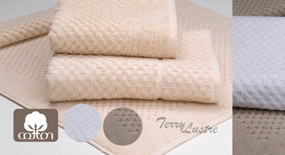 Terry Lustre Waffle Weave Towels - Made in South Africa 525gsm - Lifespace